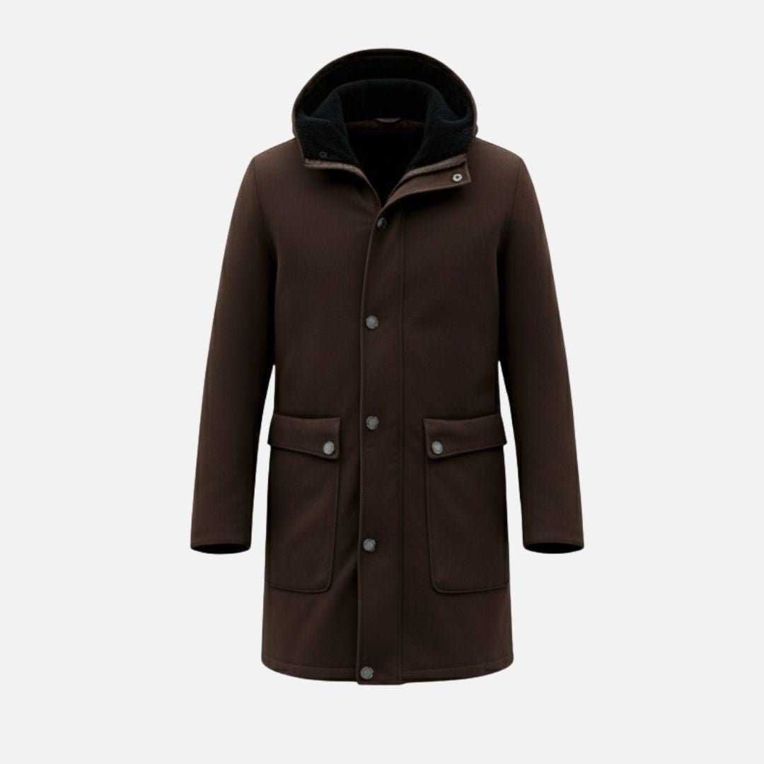 Men’s Wool Parka Coat Laurel & Legacy