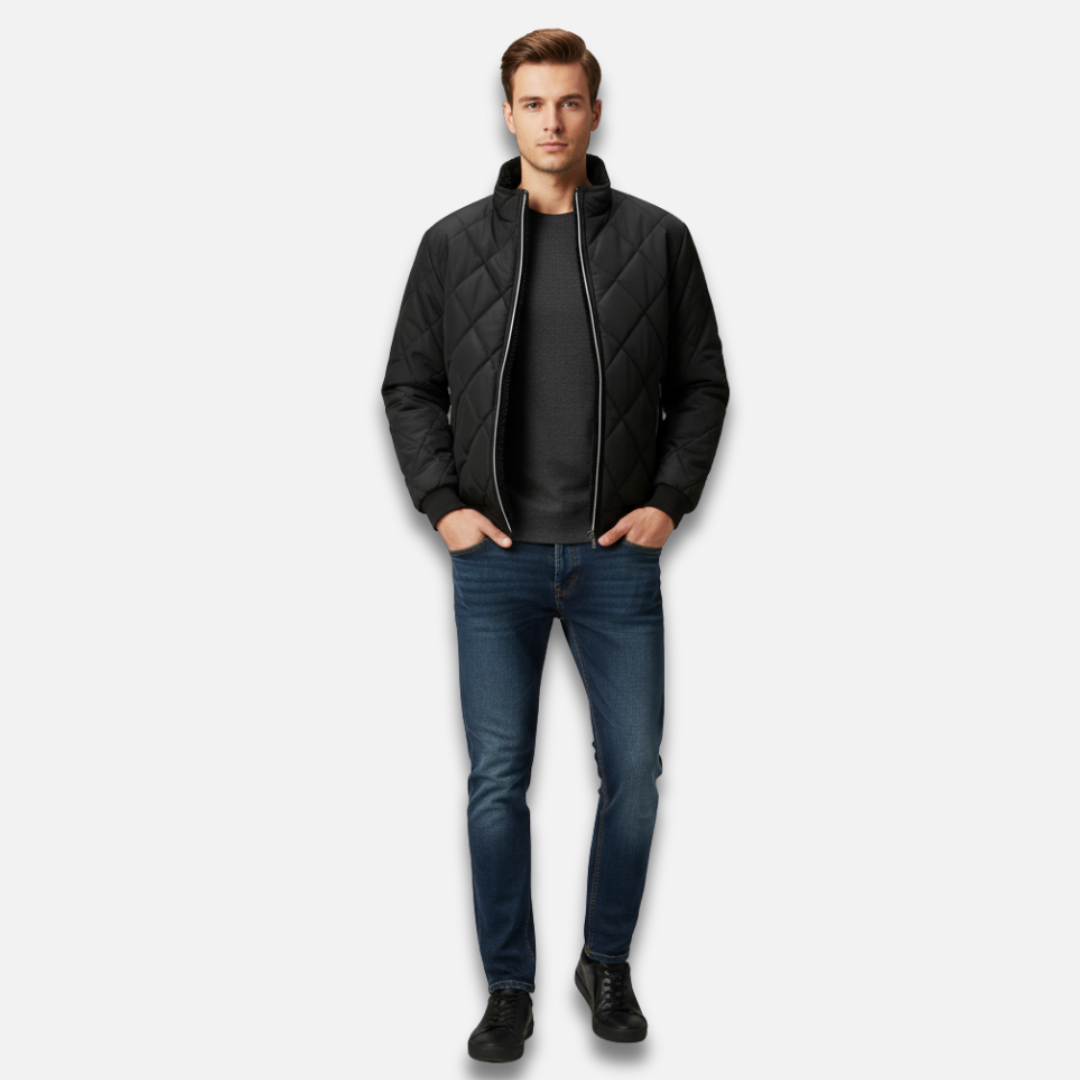 Men’s Quilted Zip-Up Jacket Laurel & Legacy