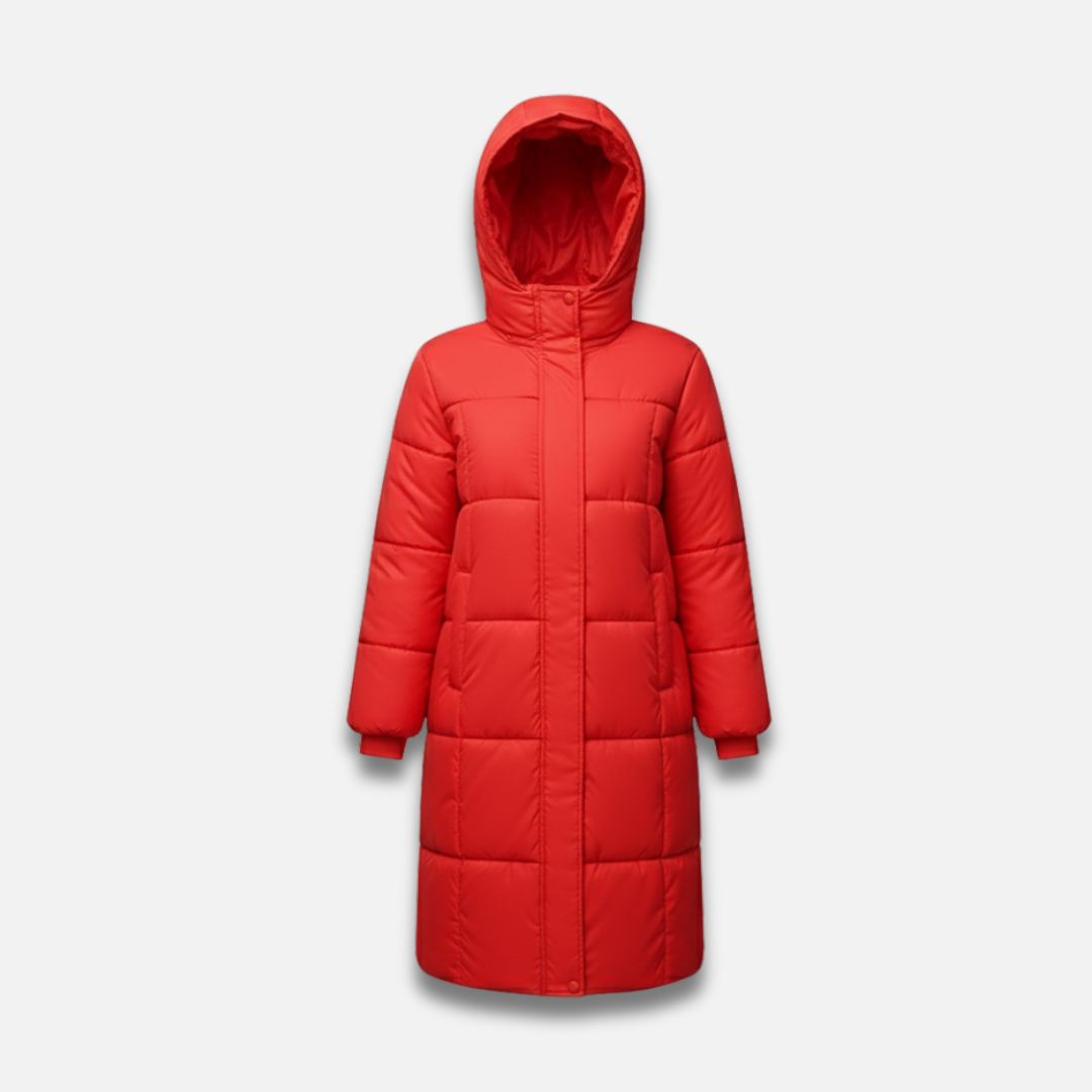 Women’s Long Down Coat Cotton-Padded Jacket Laurel & Legacy