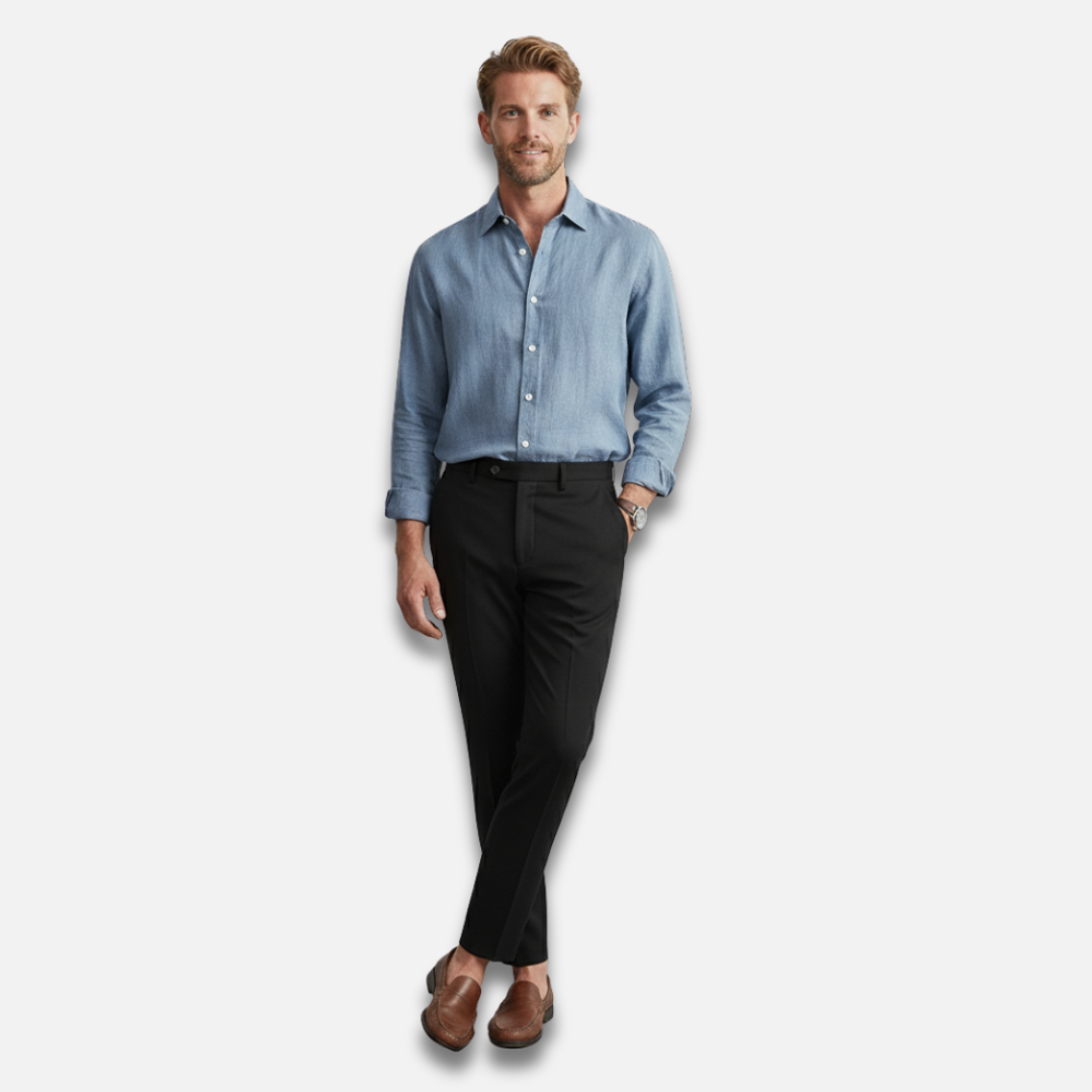 Men’s Tapered Dress Trousers Laurel & Legacy