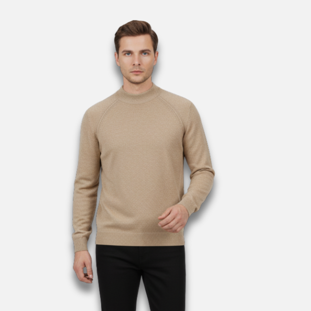 Men’s Half Turtleneck Cashmere Sweater Laurel & Legacy