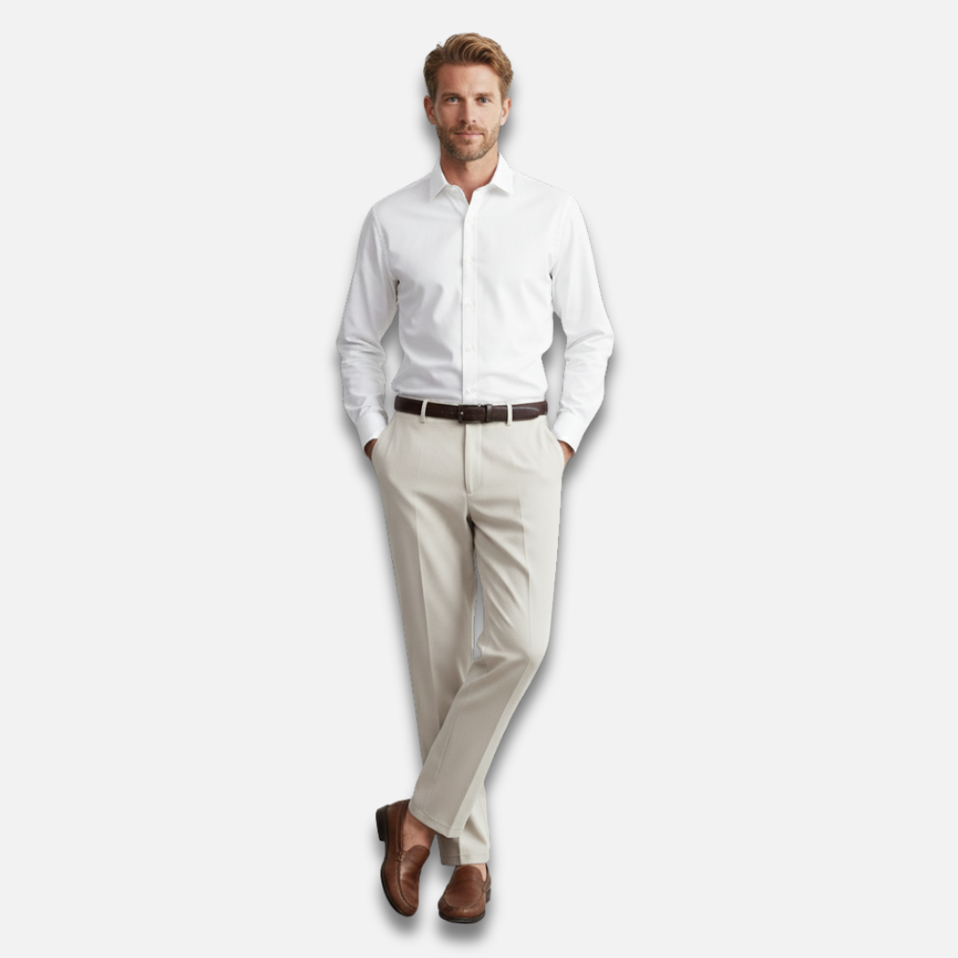 Men’s Slim Formal Suit Trousers Laurel & Legacy
