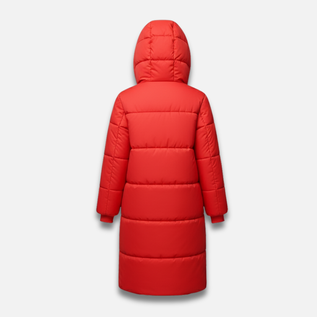 Women’s Long Down Coat Cotton-Padded Jacket Laurel & Legacy