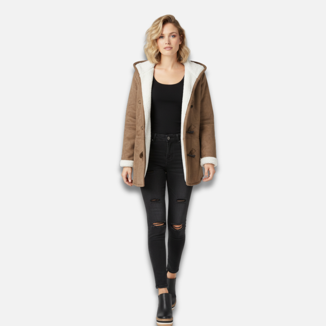 Women’s Fleece-Lined Hooded Coat Laurel & Legacy