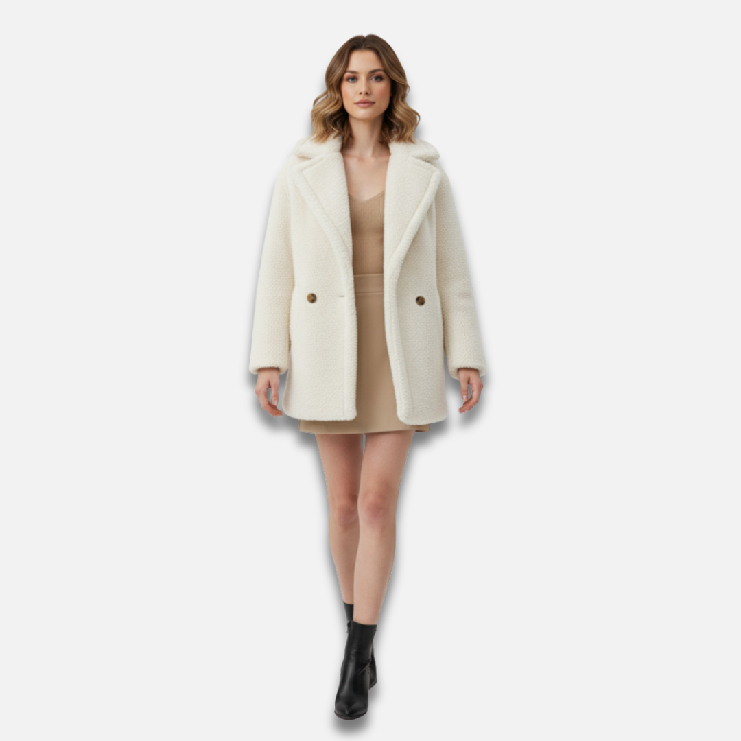 Women’s Lapel Modern Teddy Coat Laurel & Legacy