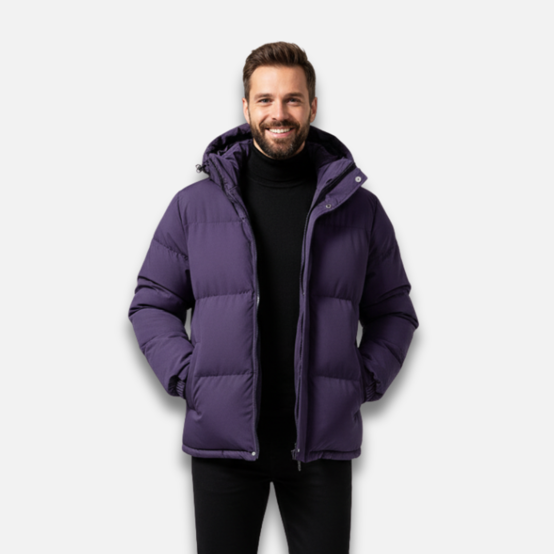 Men’s Hooded Puffer Jacket Laurel & Legacy