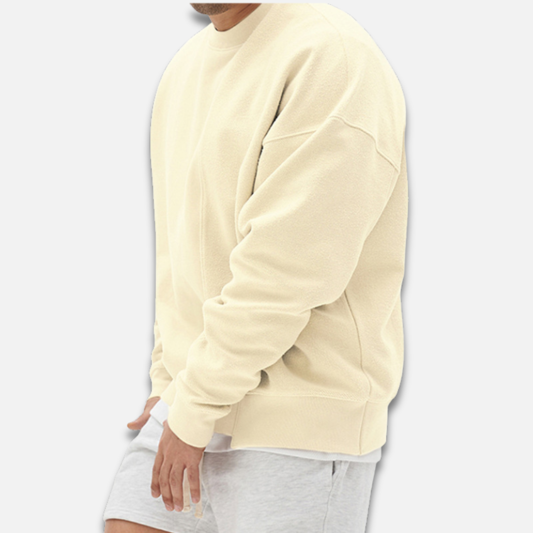 Men’s Contrast Panel Crewneck Sweater Laurel & Legacy
