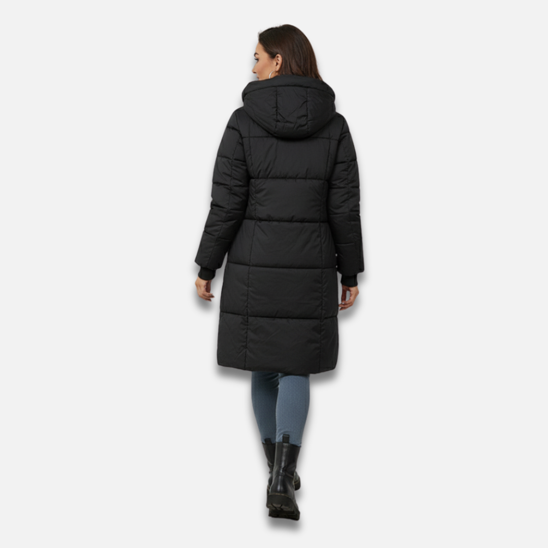 Women’s Long Down Coat Cotton-Padded Jacket Laurel & Legacy