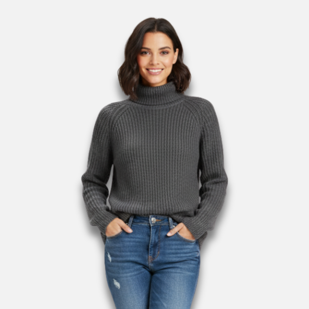 Women’s Ribbed Turtleneck Sweater Laurel & Legacy
