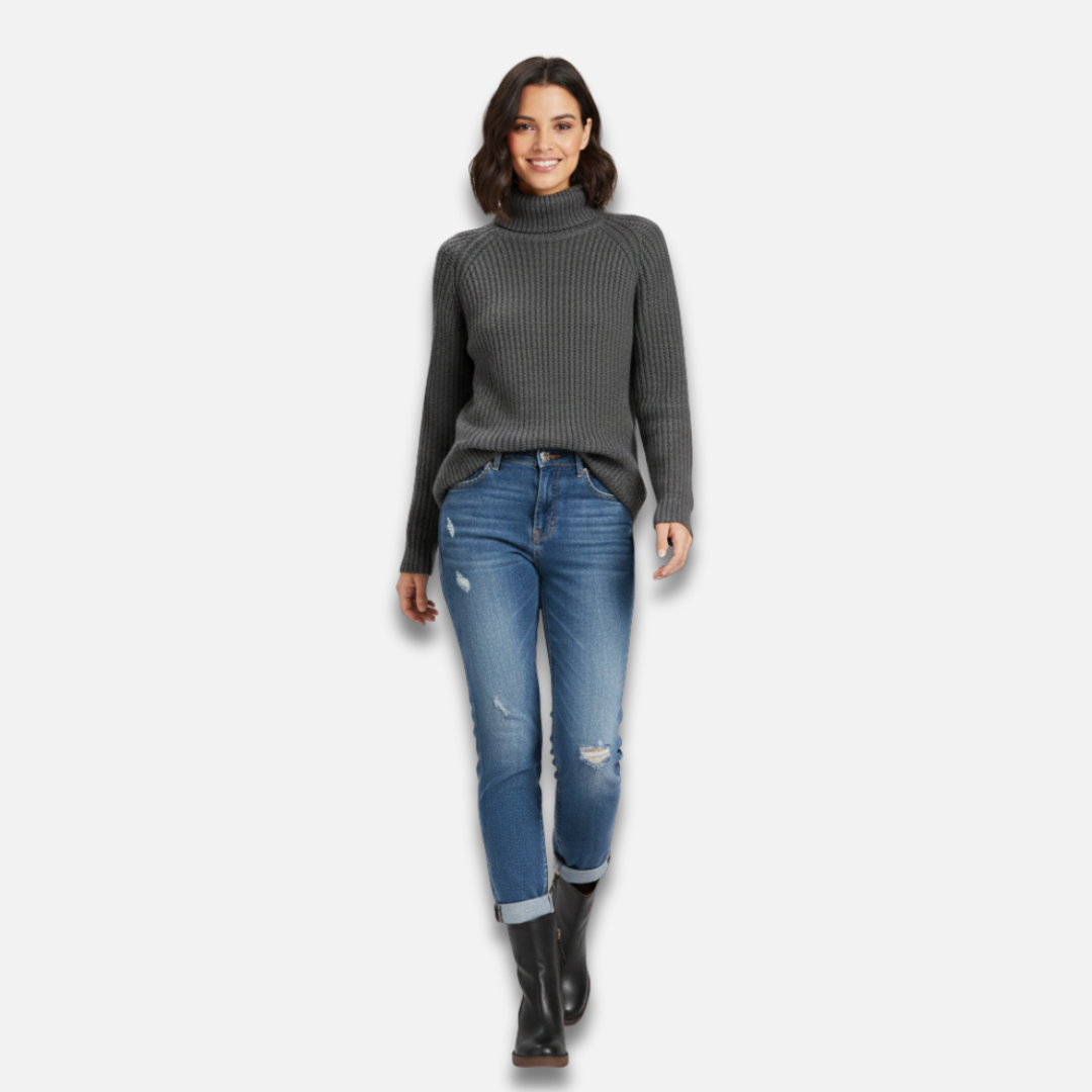 Women’s Ribbed Turtleneck Sweater Laurel & Legacy
