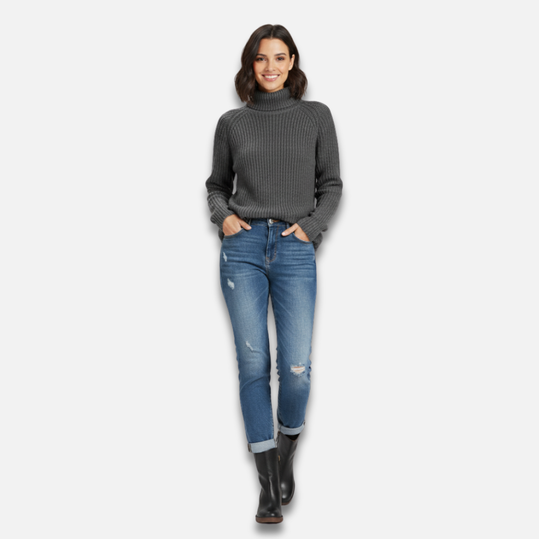 Women’s Ribbed Turtleneck Sweater Laurel & Legacy