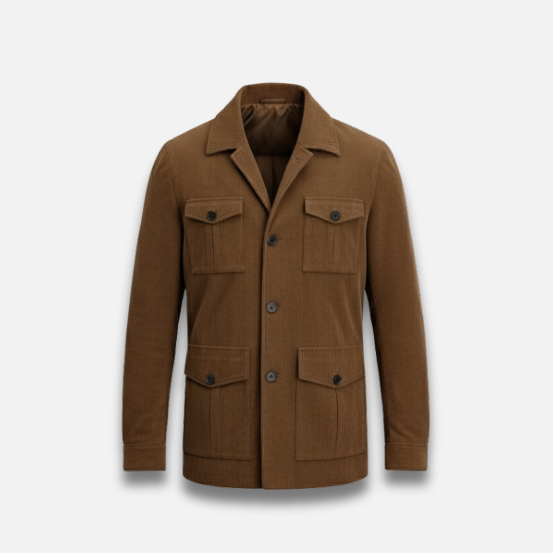 Men’s Vintage Corduroy Safari Jacket Laurel & Legacy
