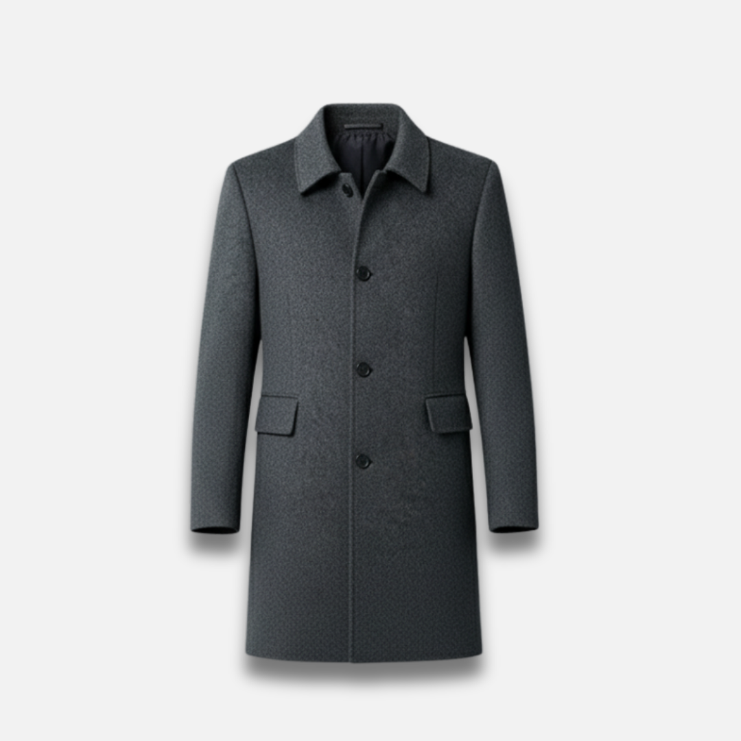 Men’s Classic Single-Breasted Trench Coat Laurel & Legacy
