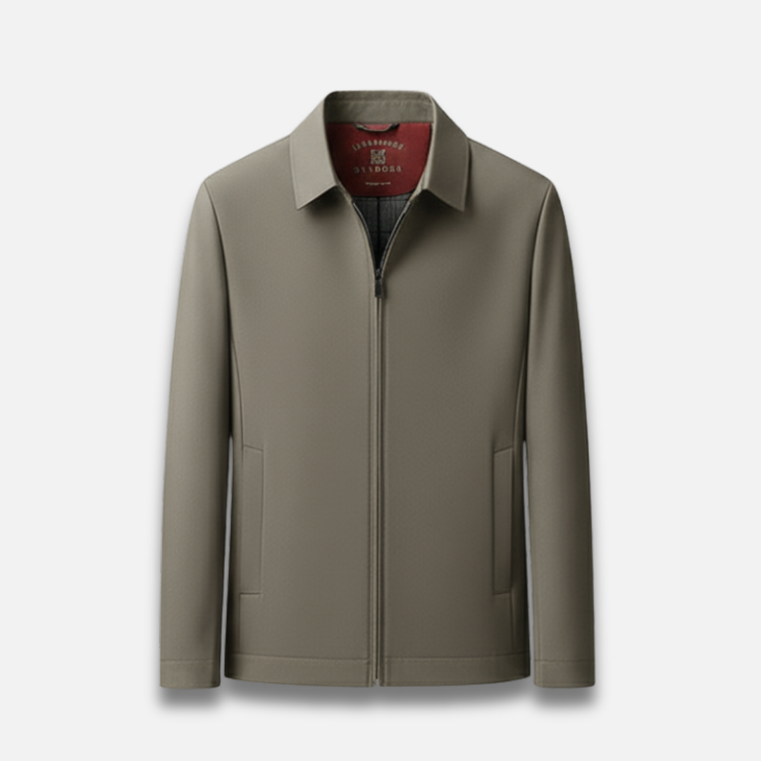 Men’s Solid Collar Jacket Laurel & Legacy
