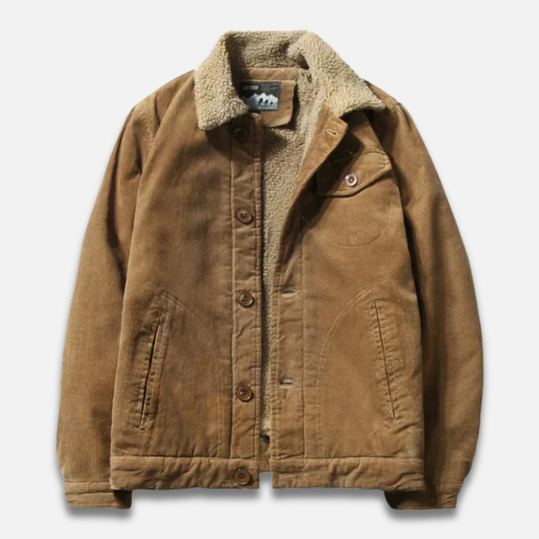 Men’s Corduroy Sherpa Collar Parka Laurel & Legacy