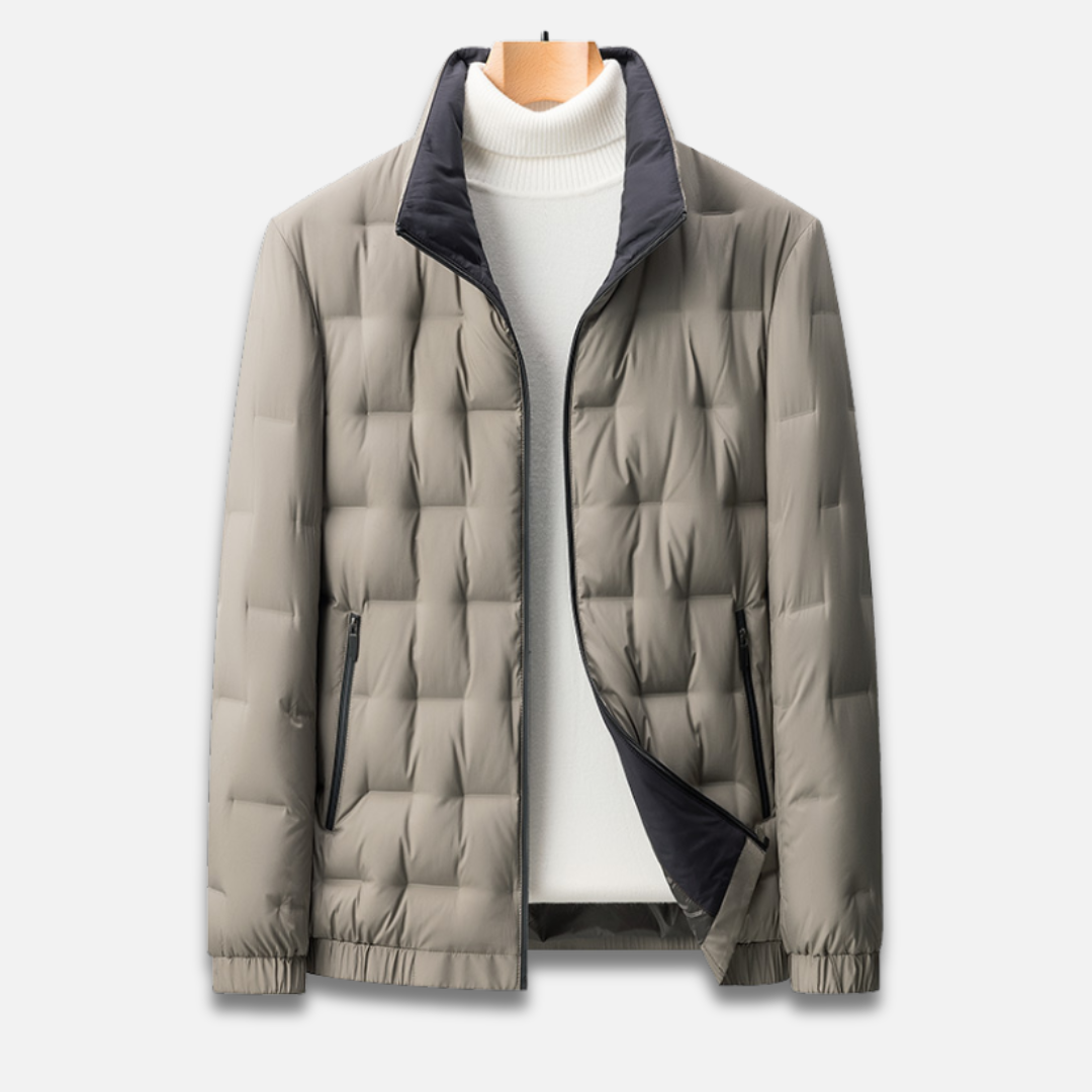 Unisex Slim Solid Down Jacket Laurel & Legacy