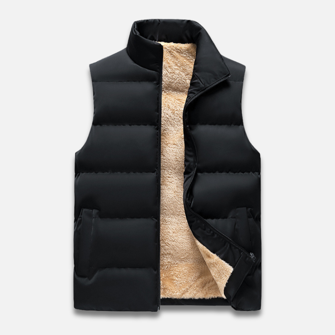 Men’s Sherpa-Lined Puffer Vest Laurel & Legacy