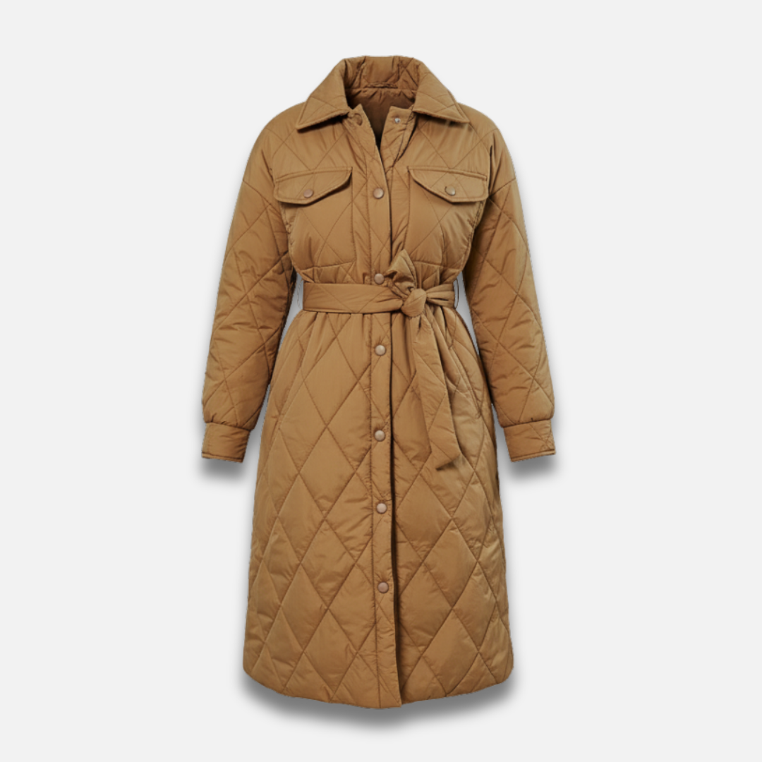 Women’s Quilted Floral Winter Jacket Laurel & Legacy