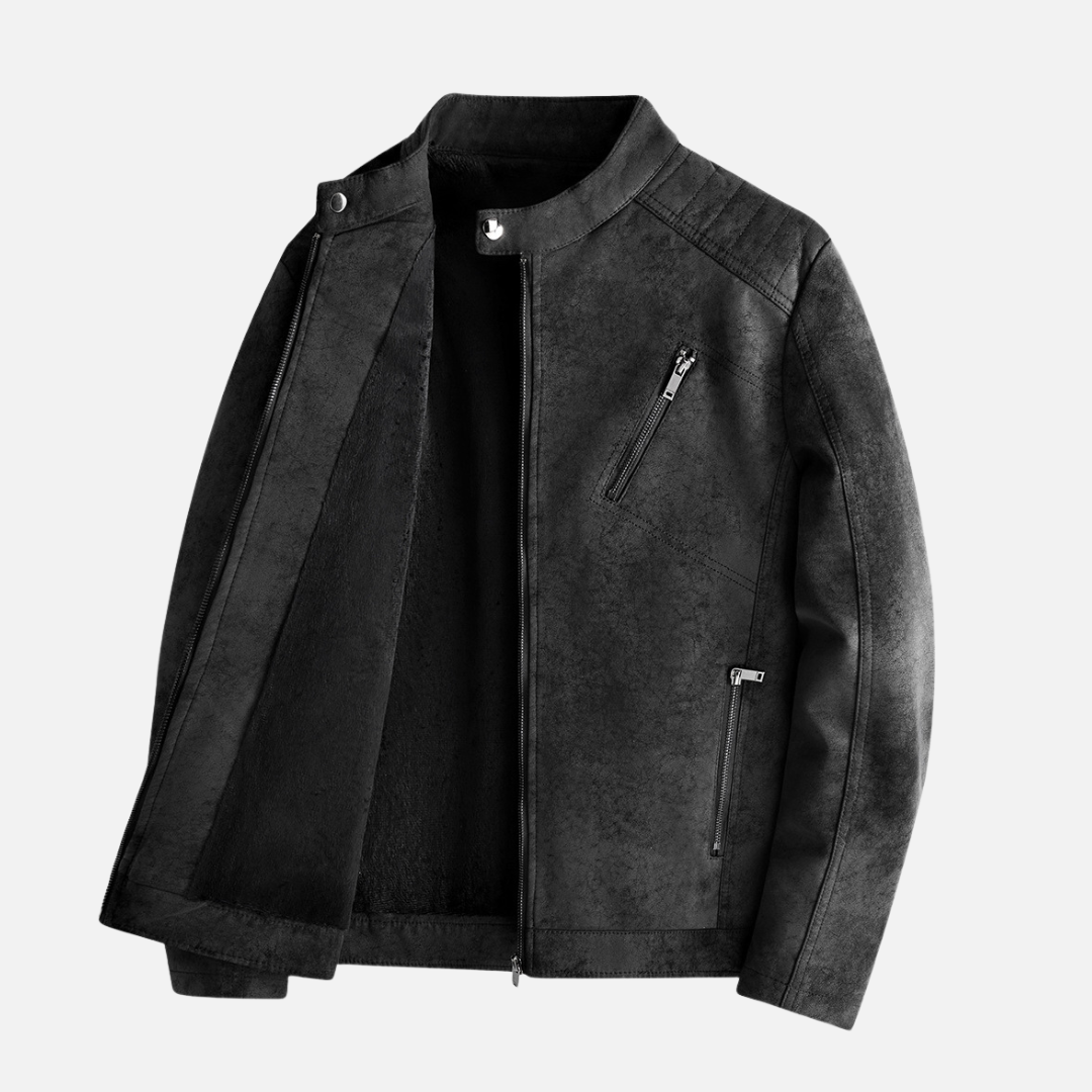 Men’s Biker Leather  Jacket Laurel & Legacy
