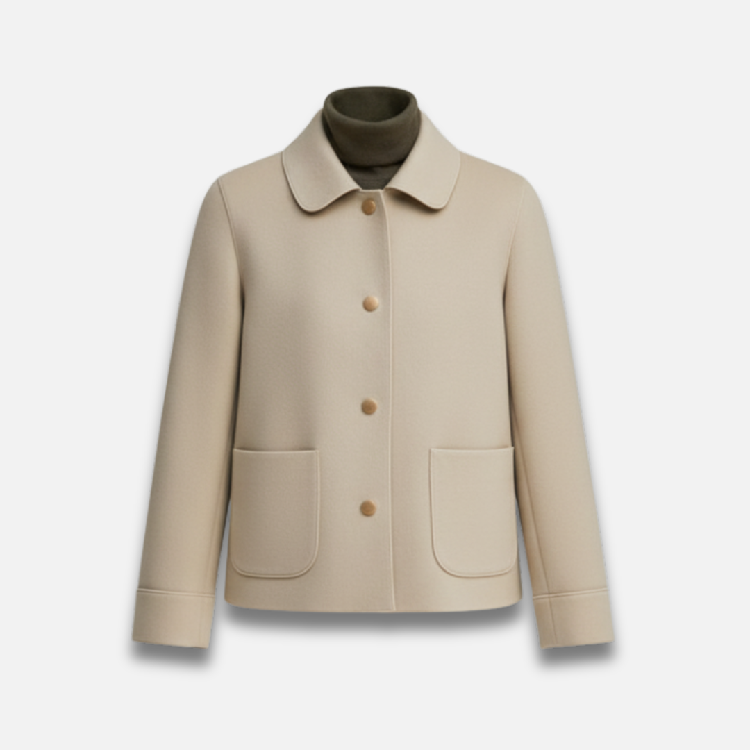 Women’s Minimalist Wool Coat Laurel & Legacy