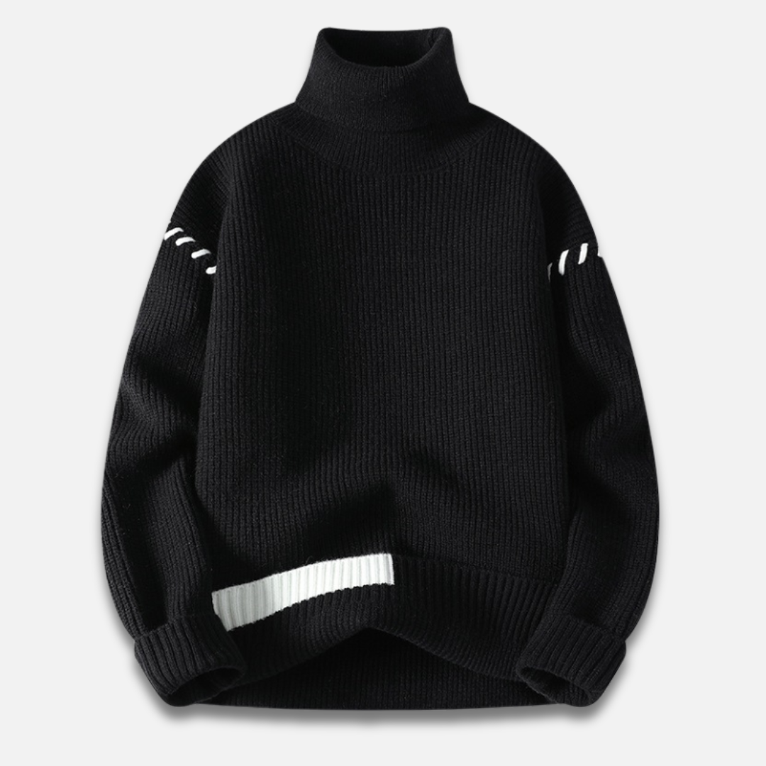 Men’s Cotton Turtleneck Sweater Laurel & Legacy