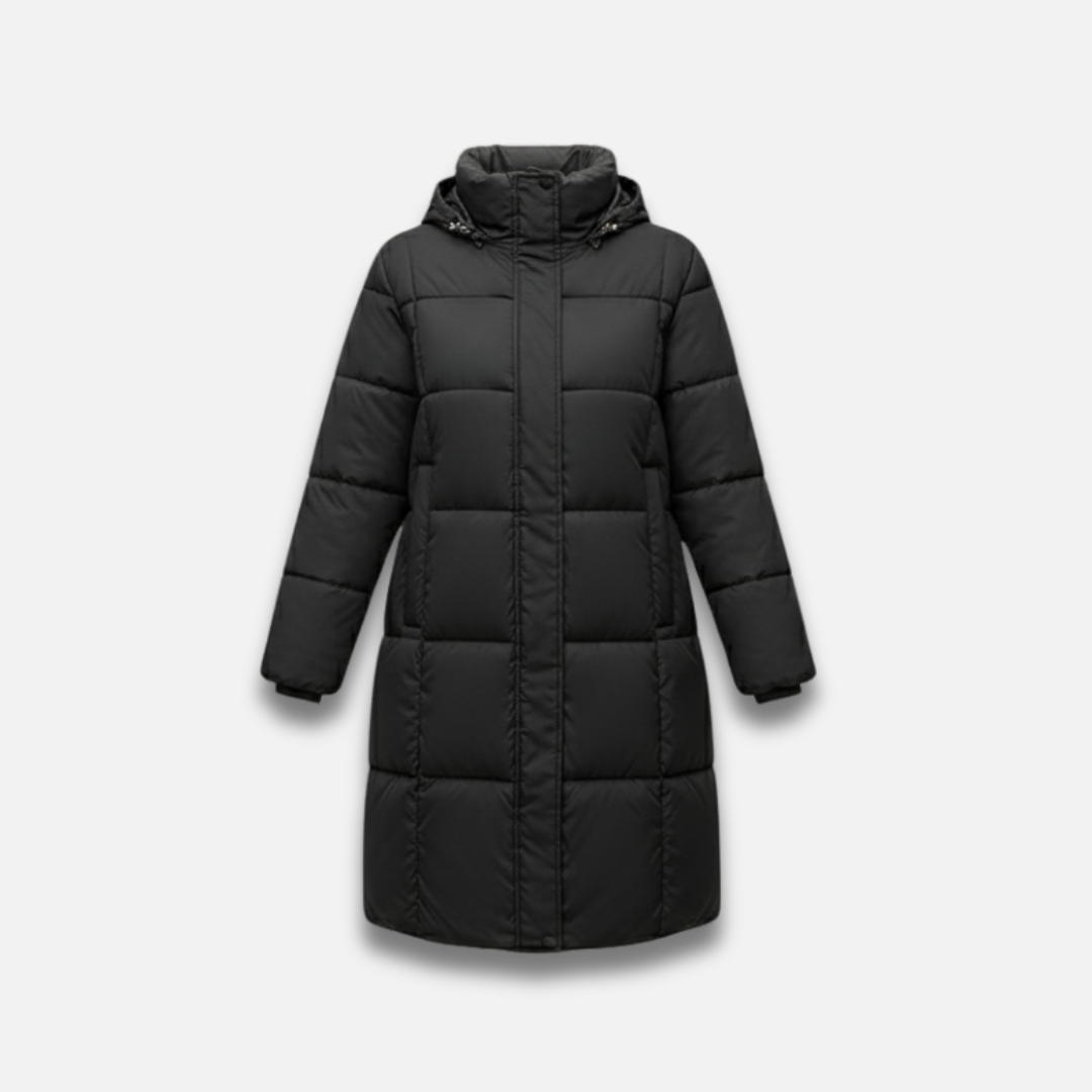 Women’s Long Down Coat Cotton-Padded Jacket Laurel & Legacy