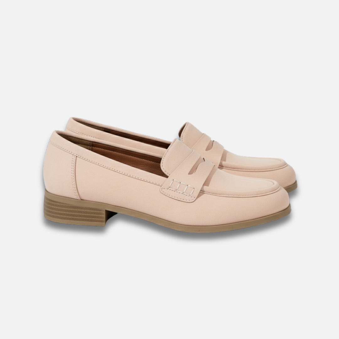 Women’s Solid Chunky Low Heel Penny Loafer Shoes Laurel & Legacy
