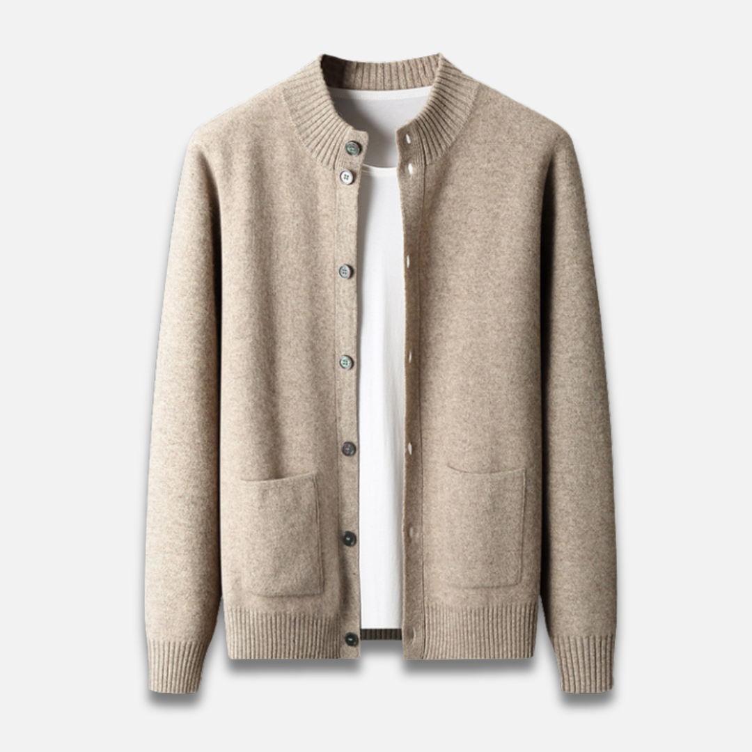 Men’s Button-Down Wool Cardigan Laurel & Legacy