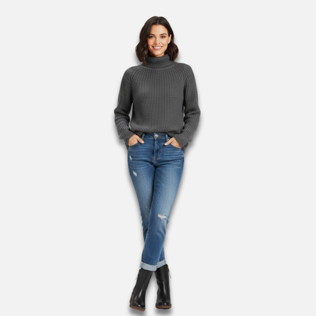 Women’s Ribbed Turtleneck Sweater Laurel & Legacy