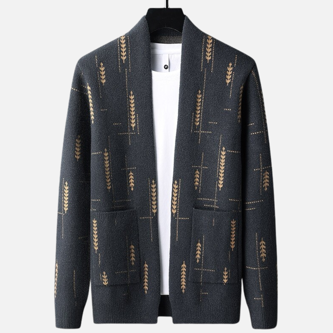 Men’s Pattern Knit Cardigan Laurel & Legacy
