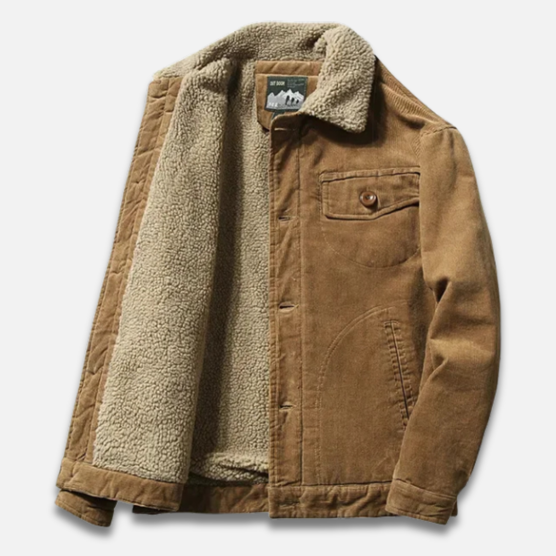 Men’s Corduroy Sherpa Collar Parka Laurel & Legacy
