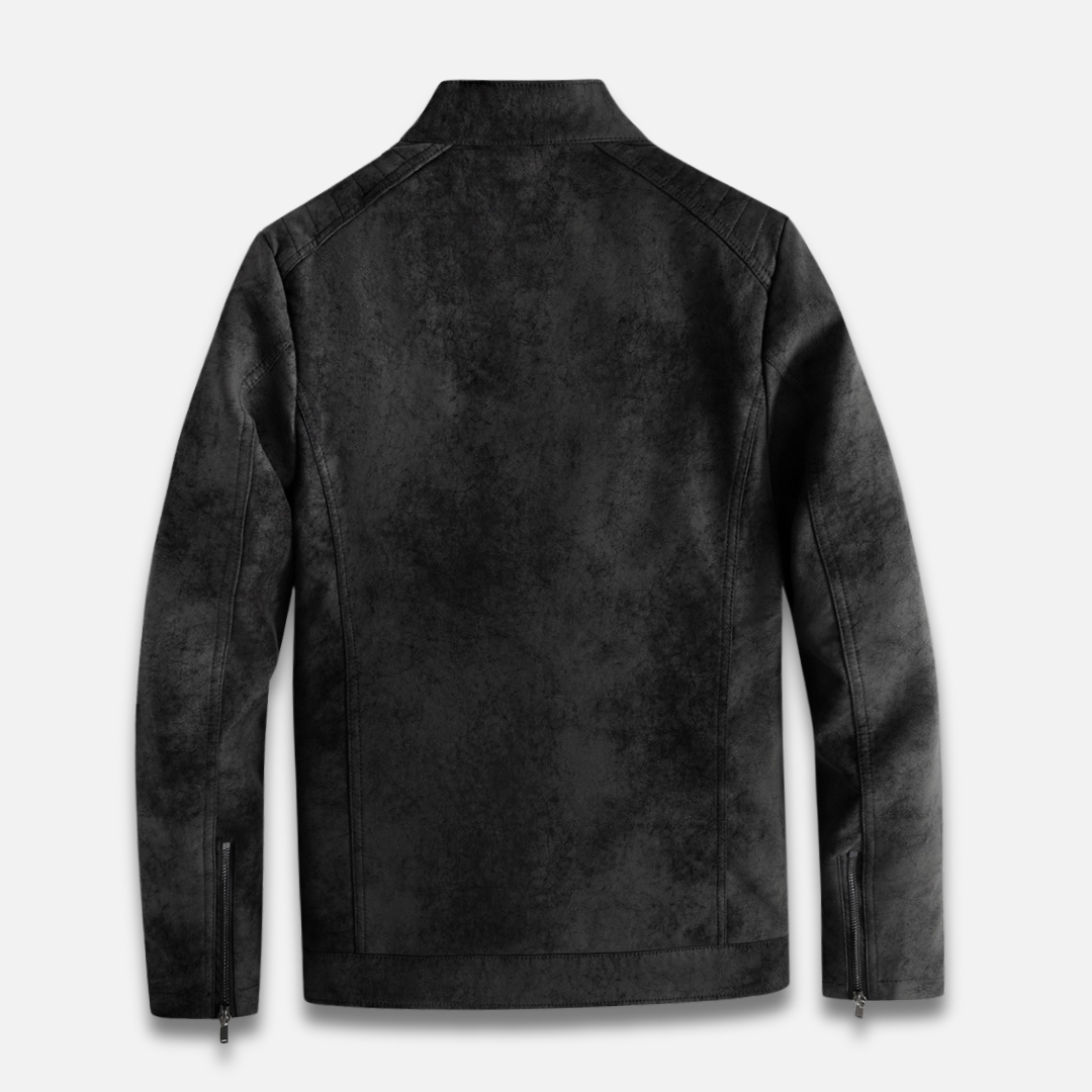 Men’s Biker Leather  Jacket Laurel & Legacy