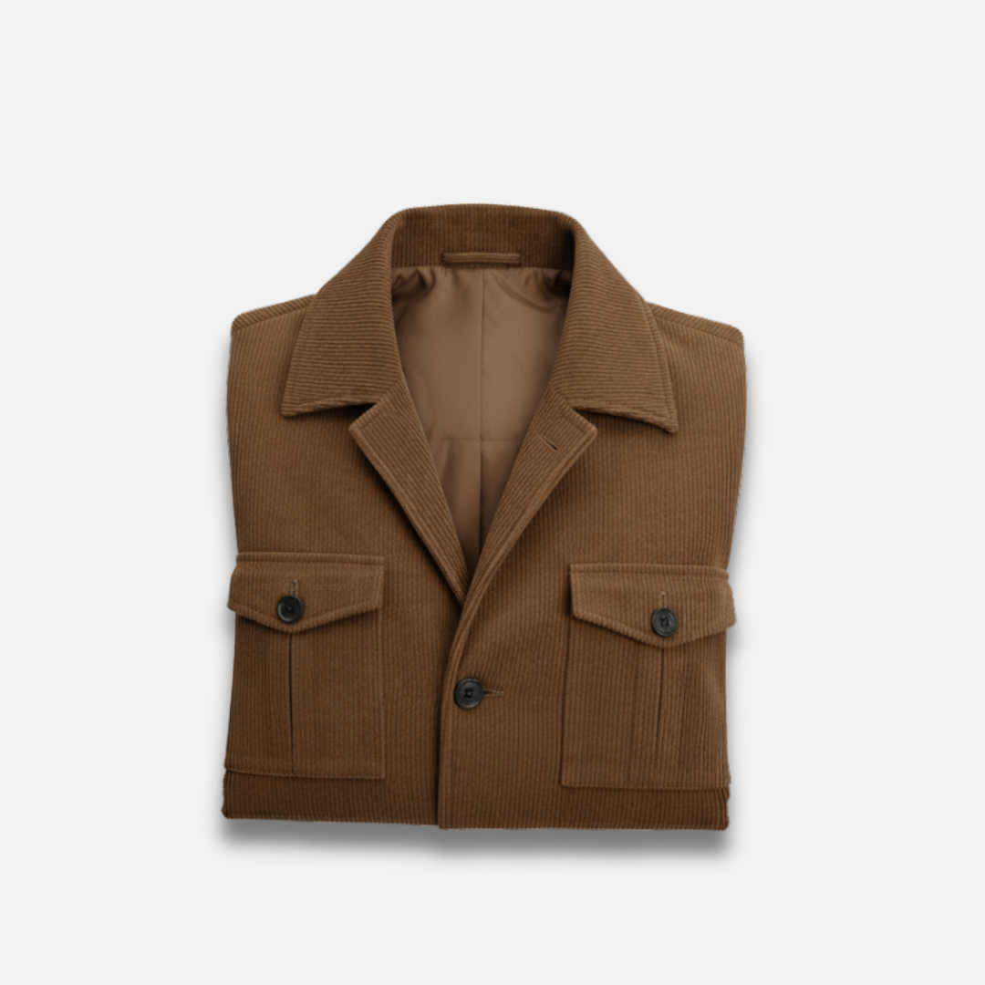 Men’s Vintage Corduroy Safari Jacket Laurel & Legacy