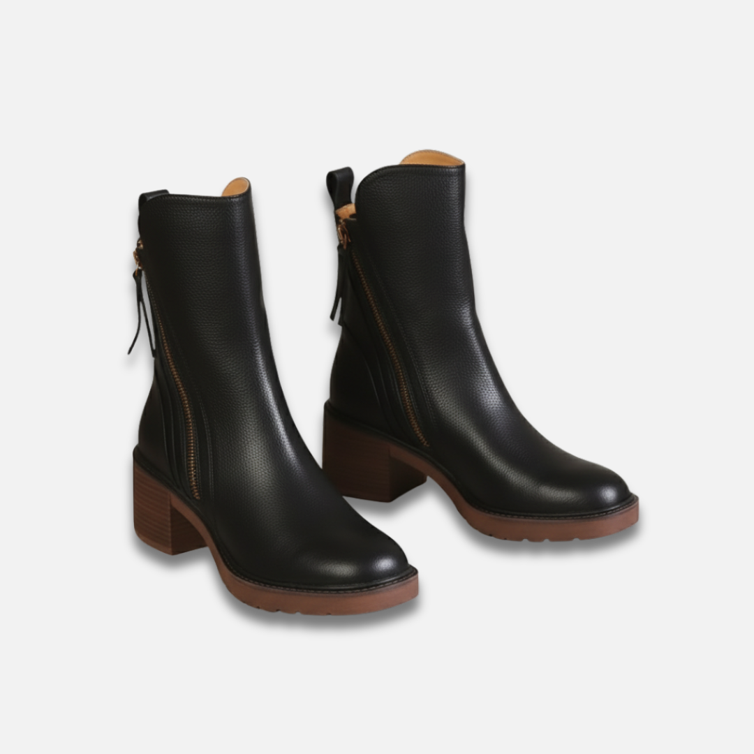 Women’s Retro Mid-Tube Ankle Boots Laurel & Legacy