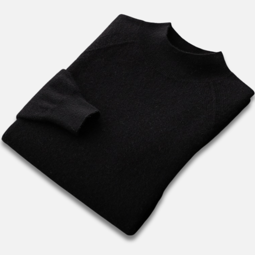 Men’s Half Turtleneck Cashmere Sweater Laurel & Legacy