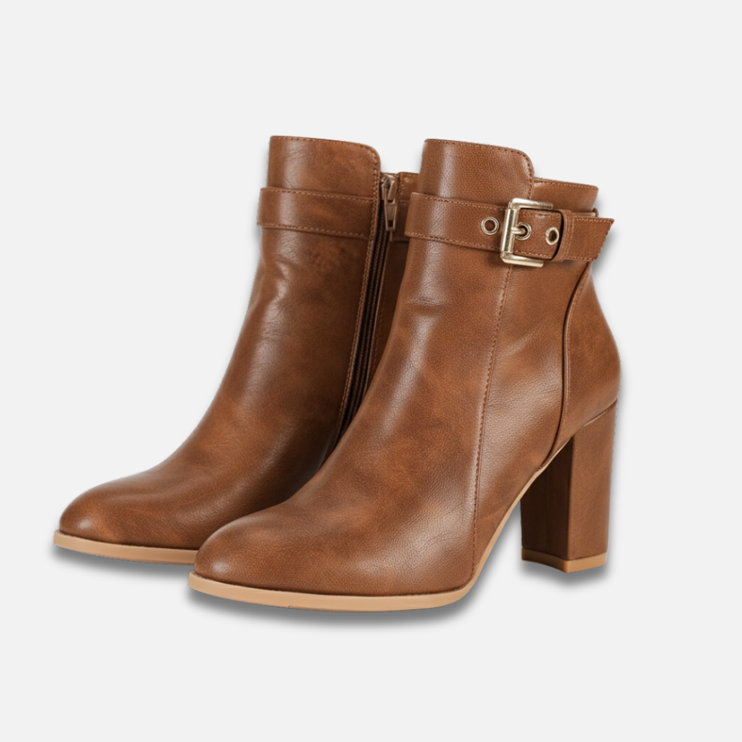 Women’s Retro Buckle Strap Ankle Boots Laurel & Legacy