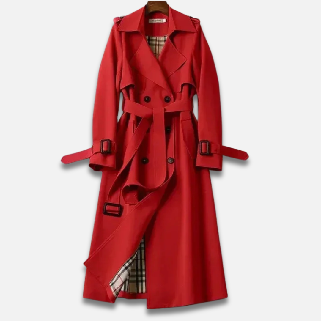 Women’s Long Belted Trench Coat Laurel & Legacy