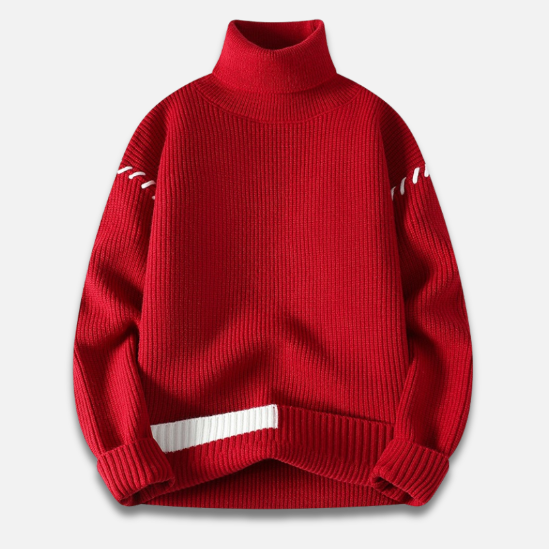 Men’s Cotton Turtleneck Sweater Laurel & Legacy