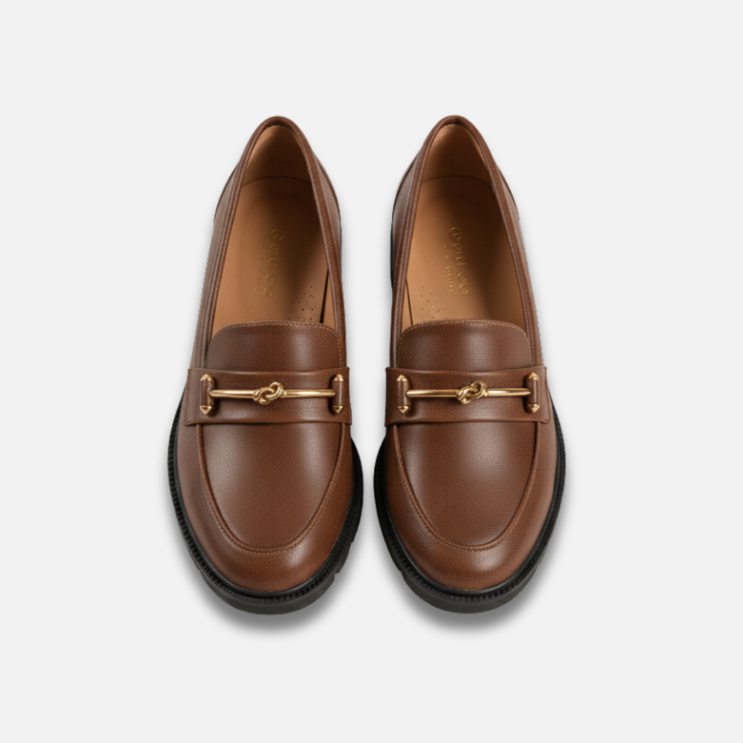 Women’s Retro Thick Sole Penny Loafer Shoes Laurel & Legacy