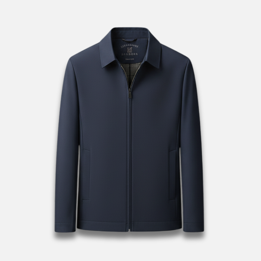 Men’s Solid Collar Jacket Laurel & Legacy