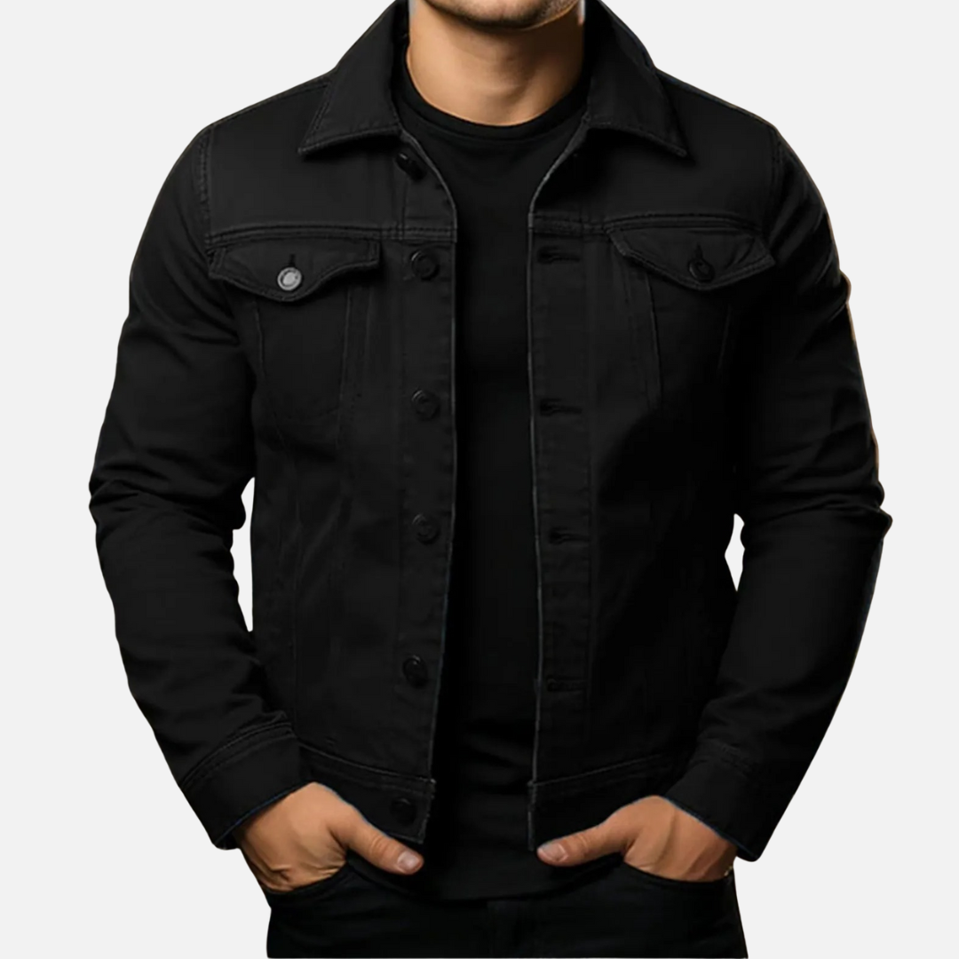 Men’s Button-Up Denim Jacket Laurel & Legacy