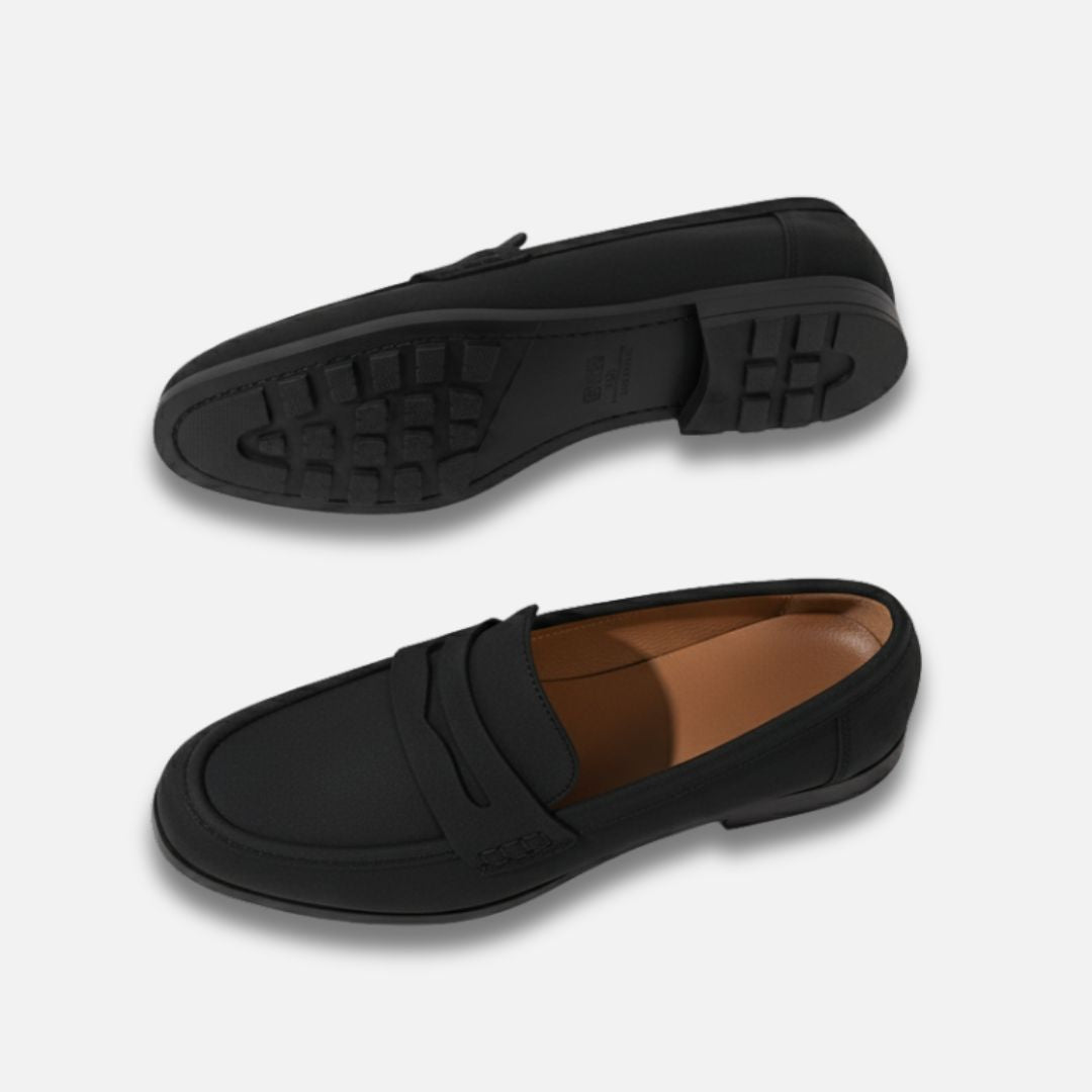 Women’s Solid Chunky Low Heel Penny Loafer Shoes Laurel & Legacy