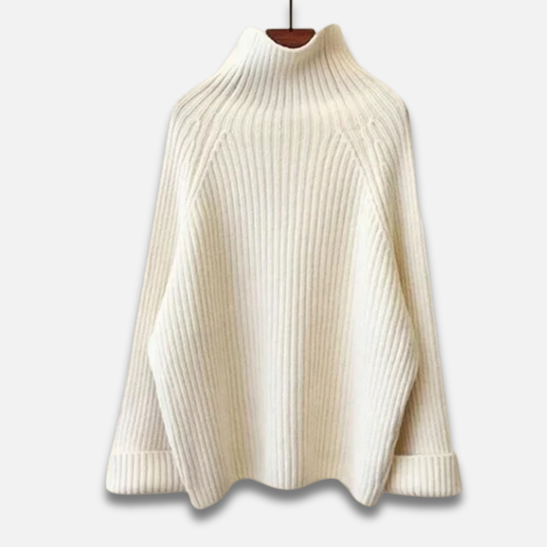 Women’s Three-Piece Knit Set with Turtleneck Sweater, Vest and Trousers Laurel & Legacy