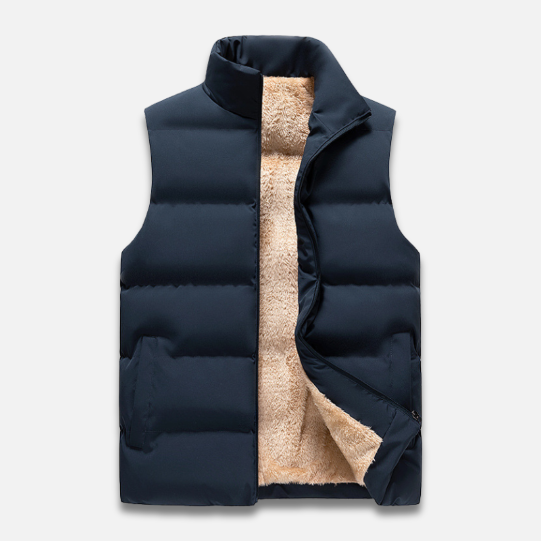 Men’s Sherpa-Lined Puffer Vest Laurel & Legacy