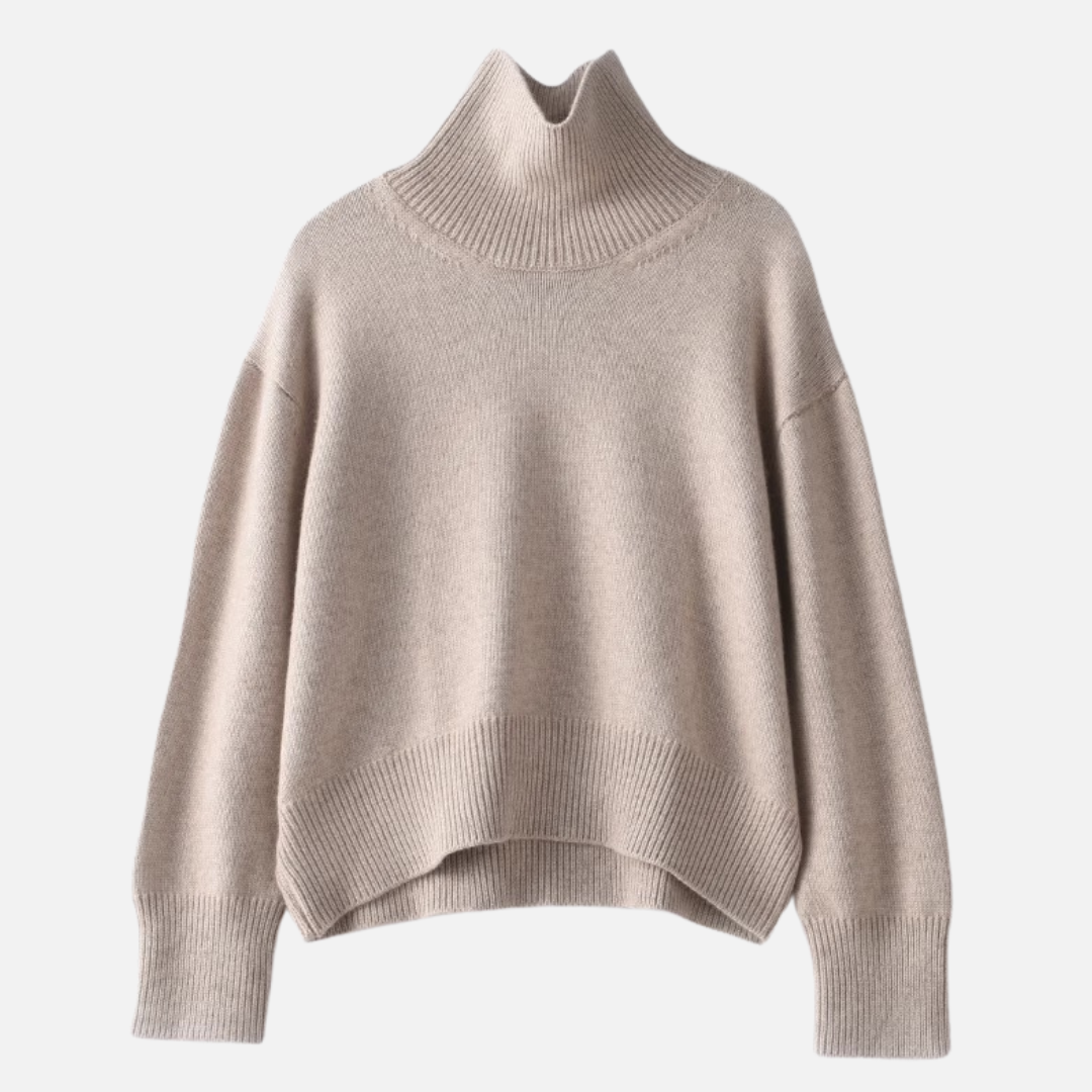 Women’s Pure Cashmere Turtleneck Sweater Laurel & Legacy