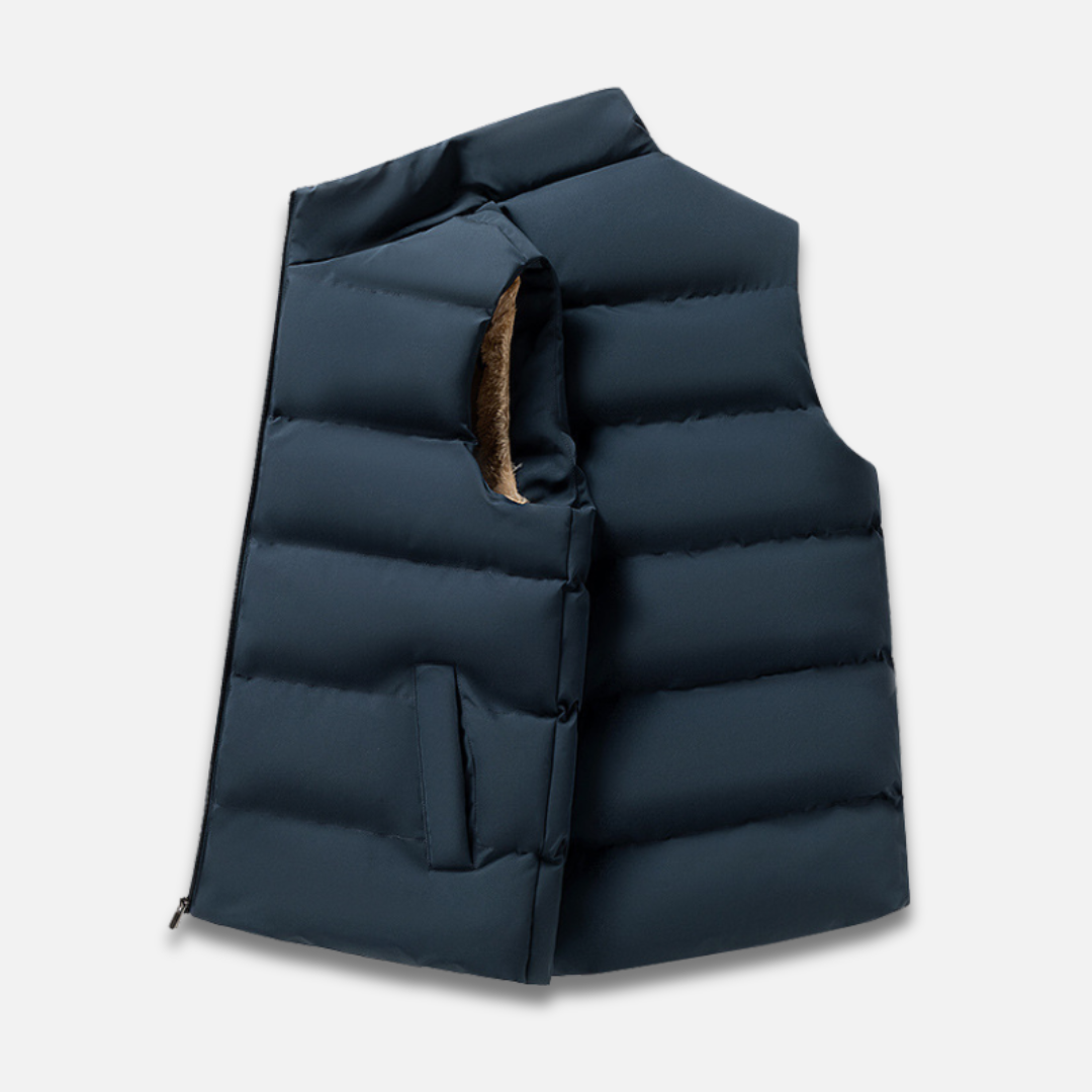 Men’s Sherpa-Lined Puffer Vest Laurel & Legacy