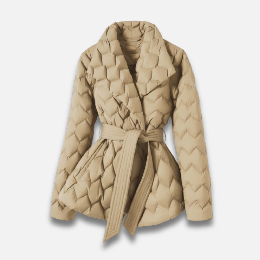 Women’s Belted Lightweight Down Jacket Laurel & Legacy