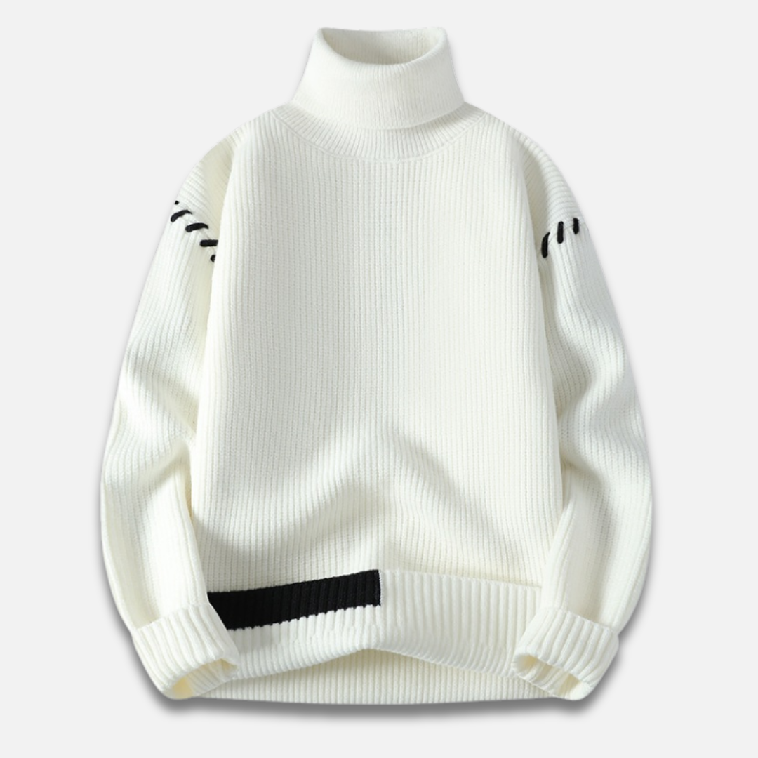 Men’s Cotton Turtleneck Sweater Laurel & Legacy