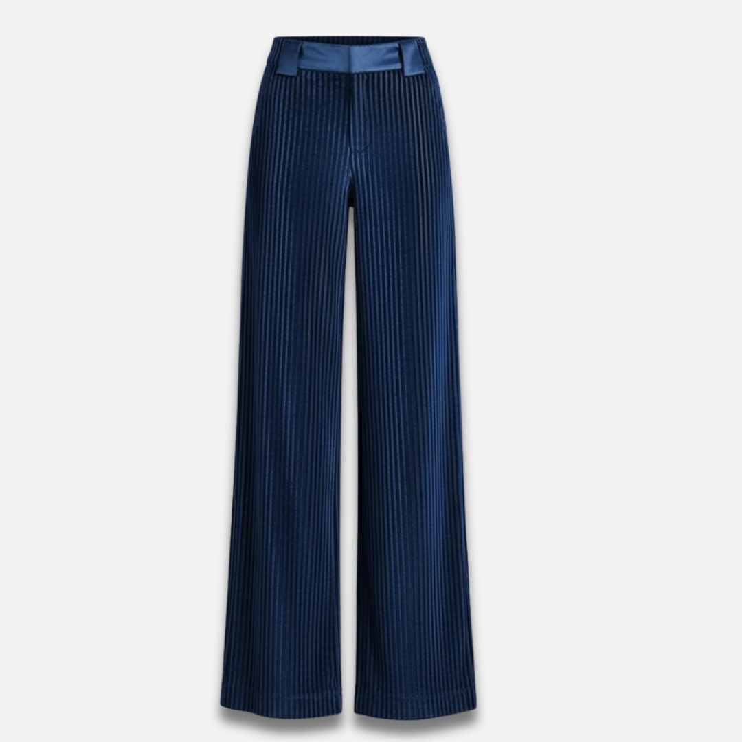 Women’s Wide Leg Velvet Trousers Laurel & Legacy