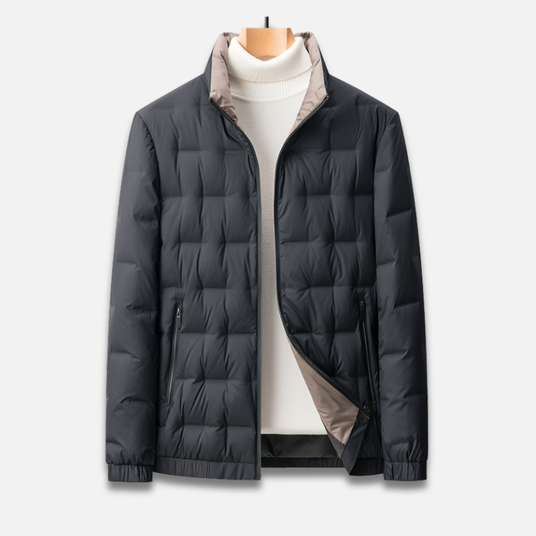 Unisex Slim Solid Down Jacket Laurel & Legacy